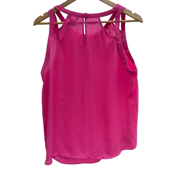 Torrid Pink Sleeveless Blouse, Size 00 - Picture 2 of 4
